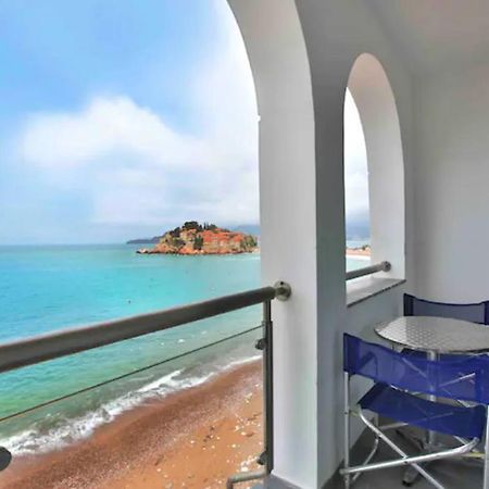 Plava Vila Beach Apartments Sveti Stefan Exteriör bild